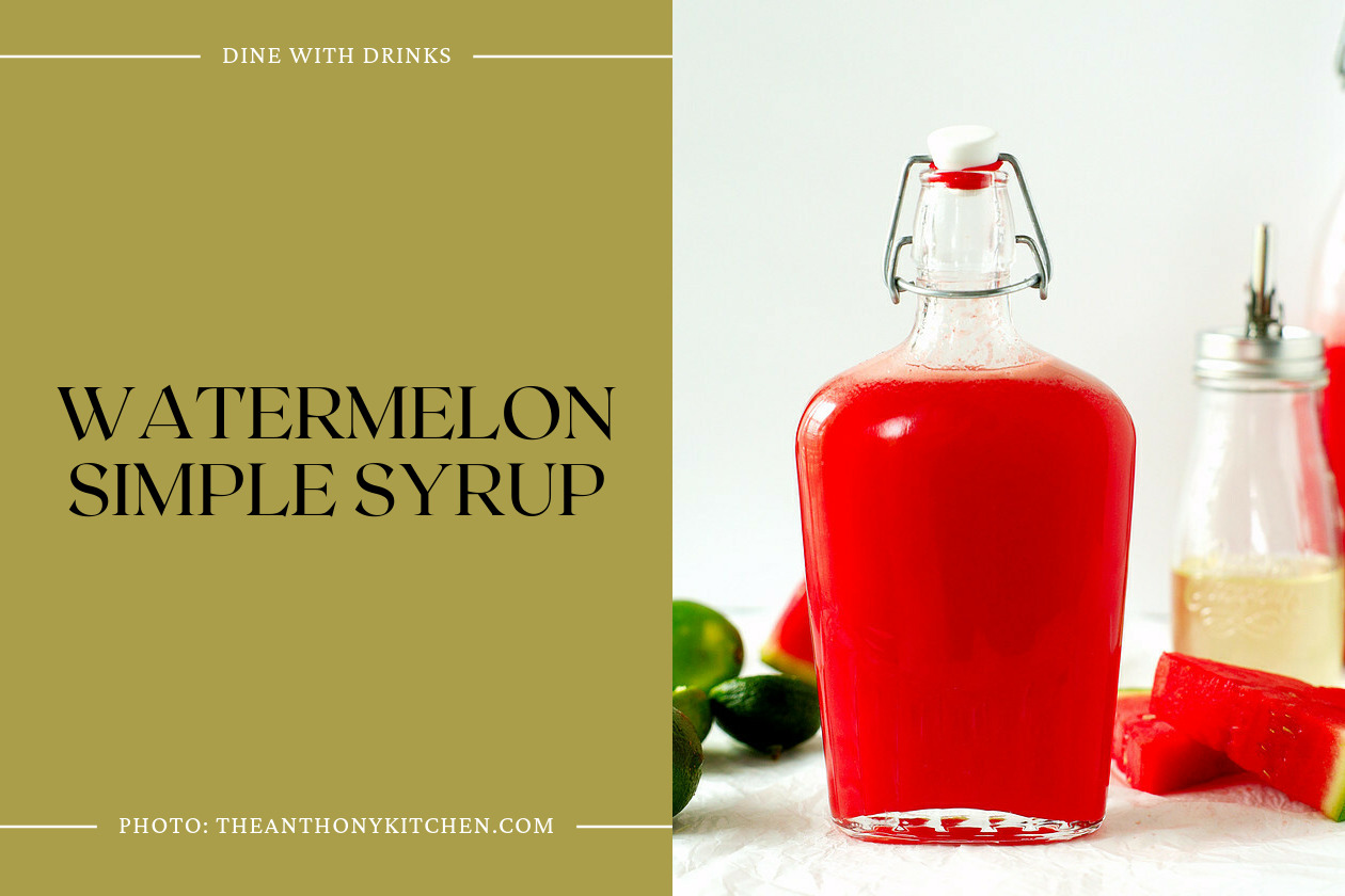 Watermelon Simple Syrup