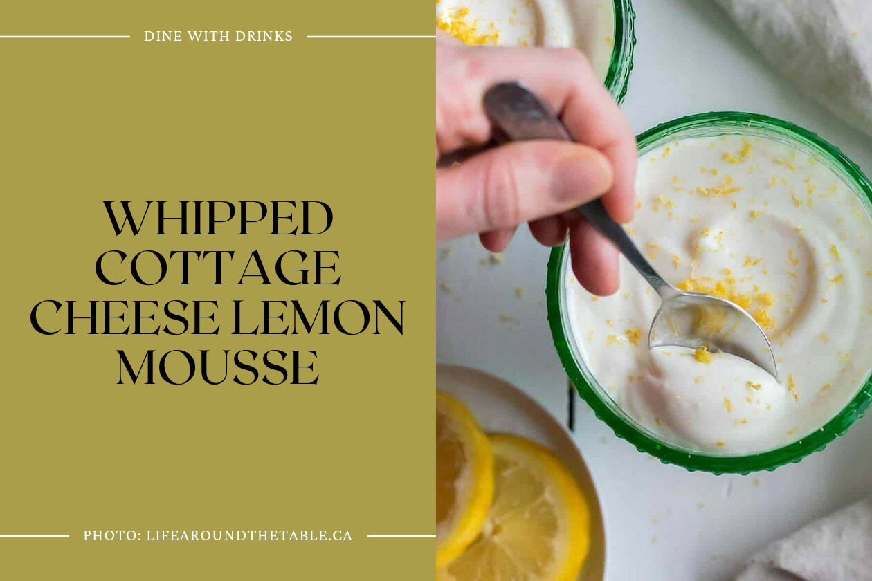 Whipped Cottage Cheese Lemon Mousse