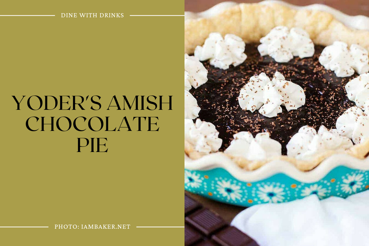 Yoder's Amish Chocolate Pie