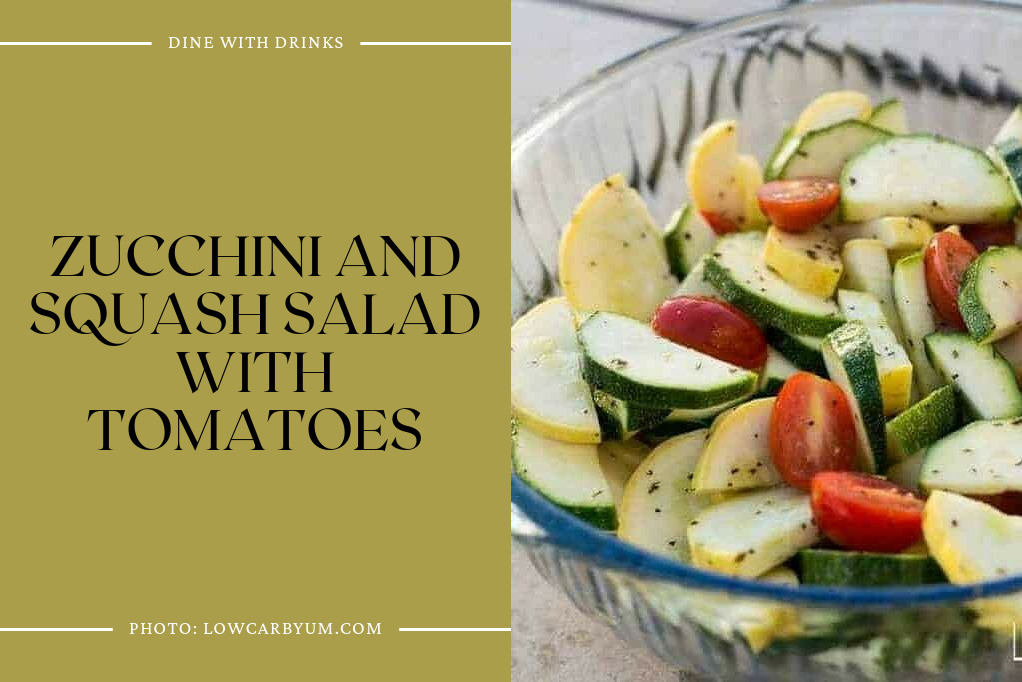 Zucchini And Squash Salad With Tomatoes