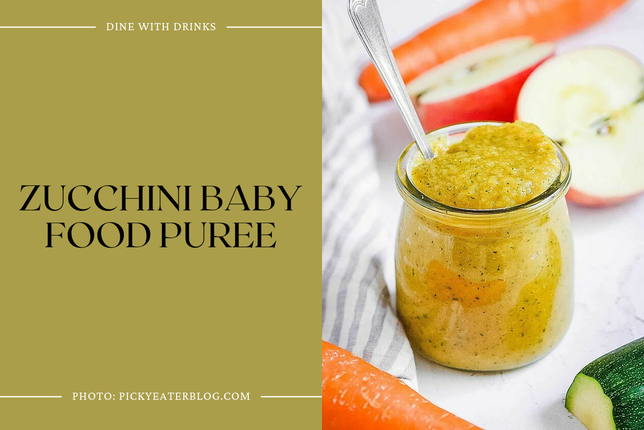 Zucchini Baby Food Puree