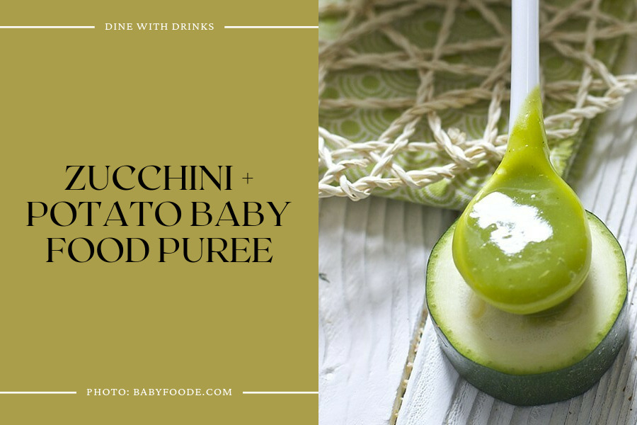 Zucchini + Potato Baby Food Puree