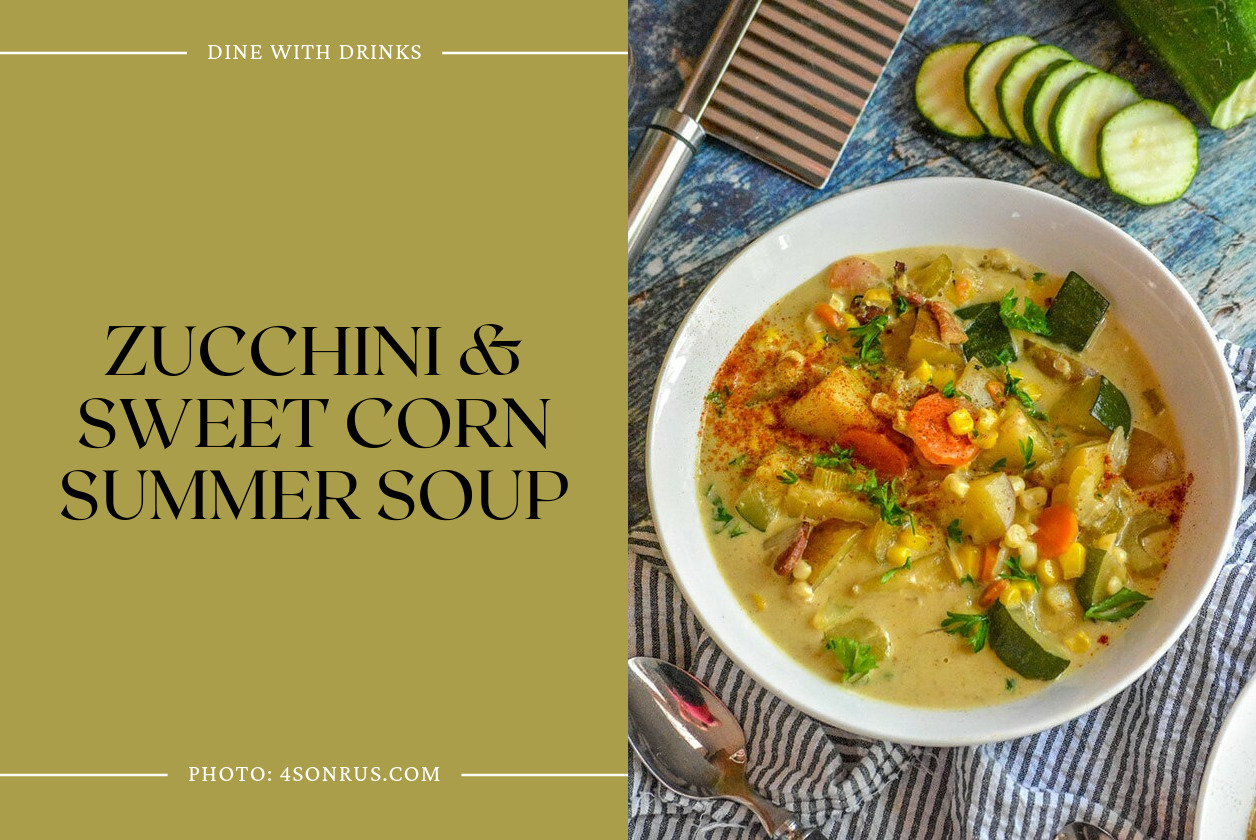 Zucchini & Sweet Corn Summer Soup