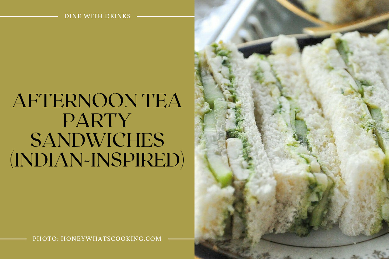 Afternoon Tea Party Sandwiches (Indian-Inspired)