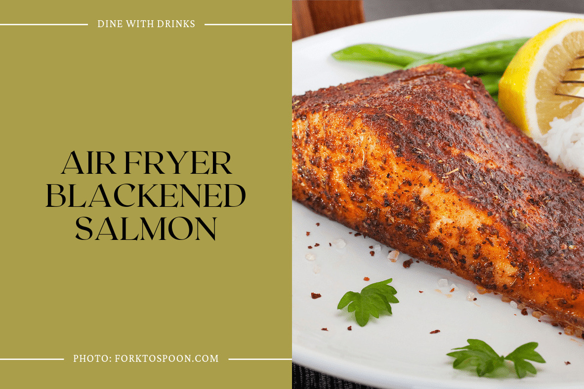Air Fryer Blackened Salmon