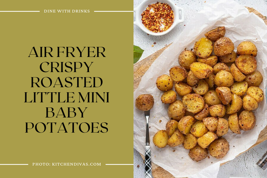 Air Fryer Crispy Roasted Little Mini Baby Potatoes