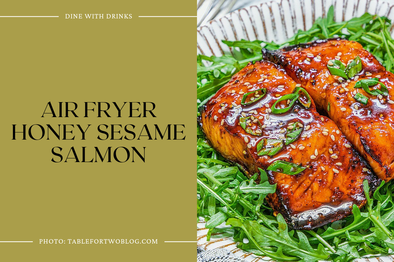 Air Fryer Honey Sesame Salmon