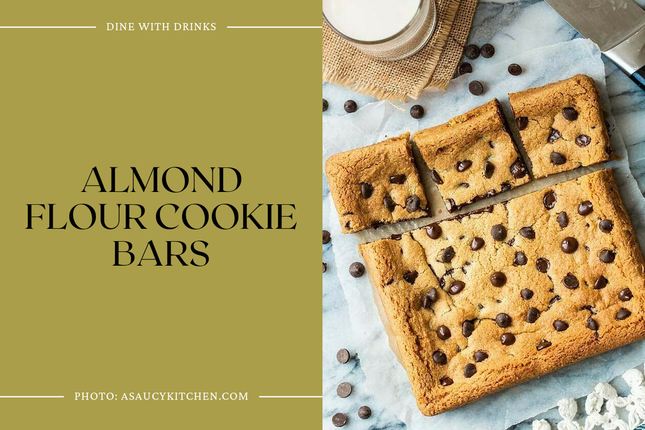 Almond Flour Cookie Bars
