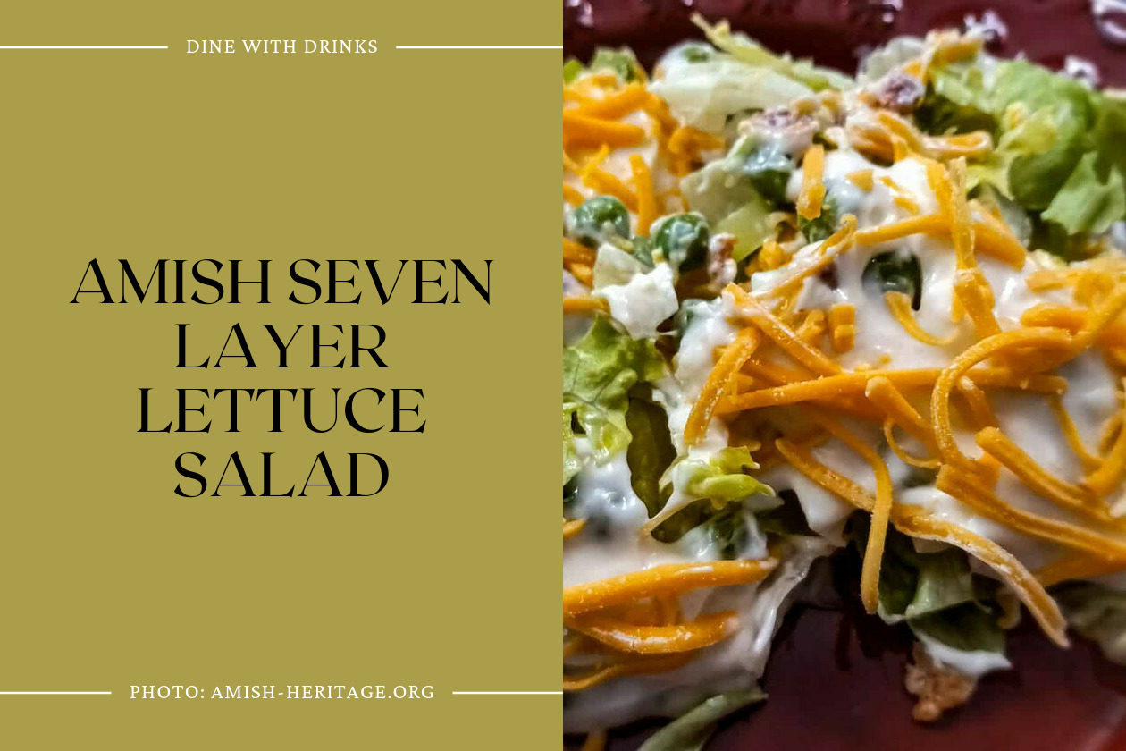 Amish Seven Layer Lettuce Salad