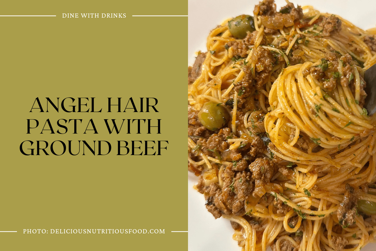 Angel Hair Pasta With Ground Beef
