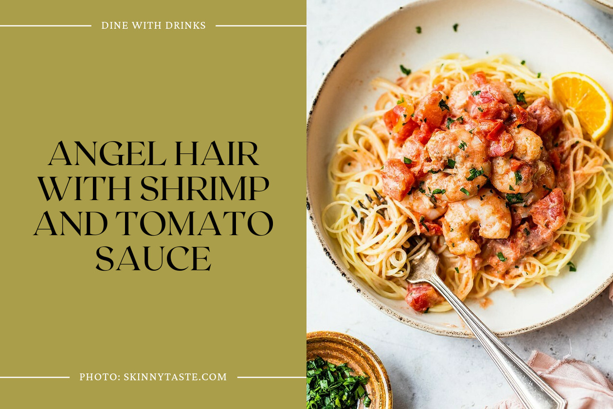 Angel Hair With Shrimp And Tomato Sauce