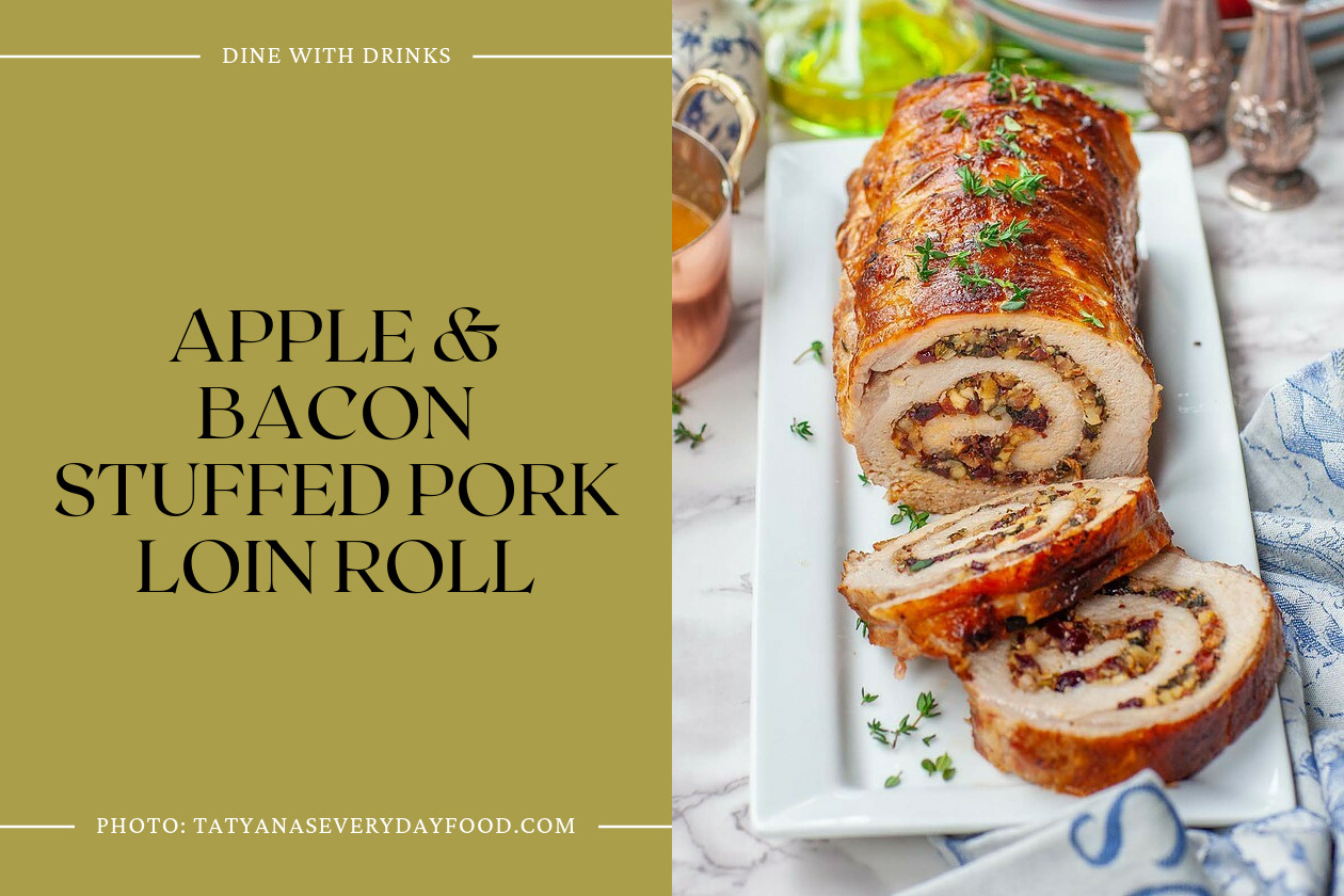 Apple & Bacon Stuffed Pork Loin Roll
