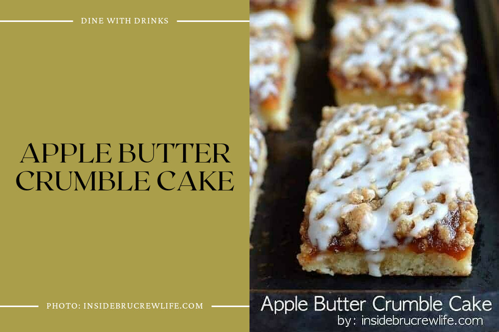 Apple Butter Crumble Cake