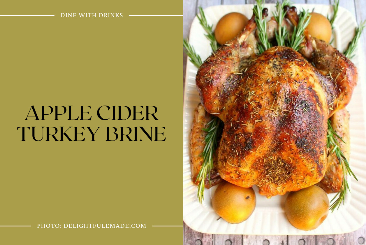 Apple Cider Turkey Brine