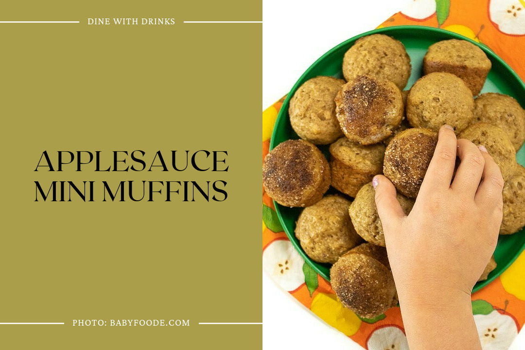 Applesauce Mini Muffins