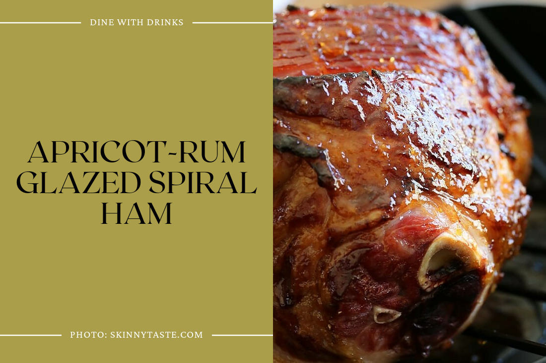 Apricot-Rum Glazed Spiral Ham