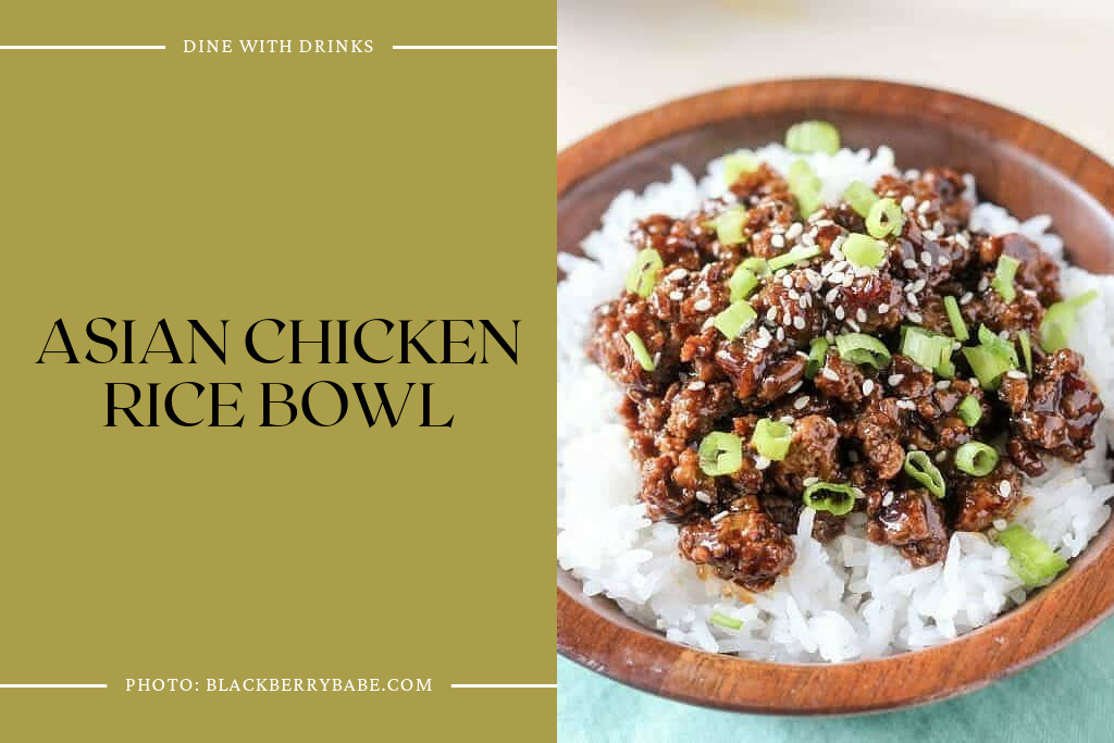 Asian Chicken Rice Bowl