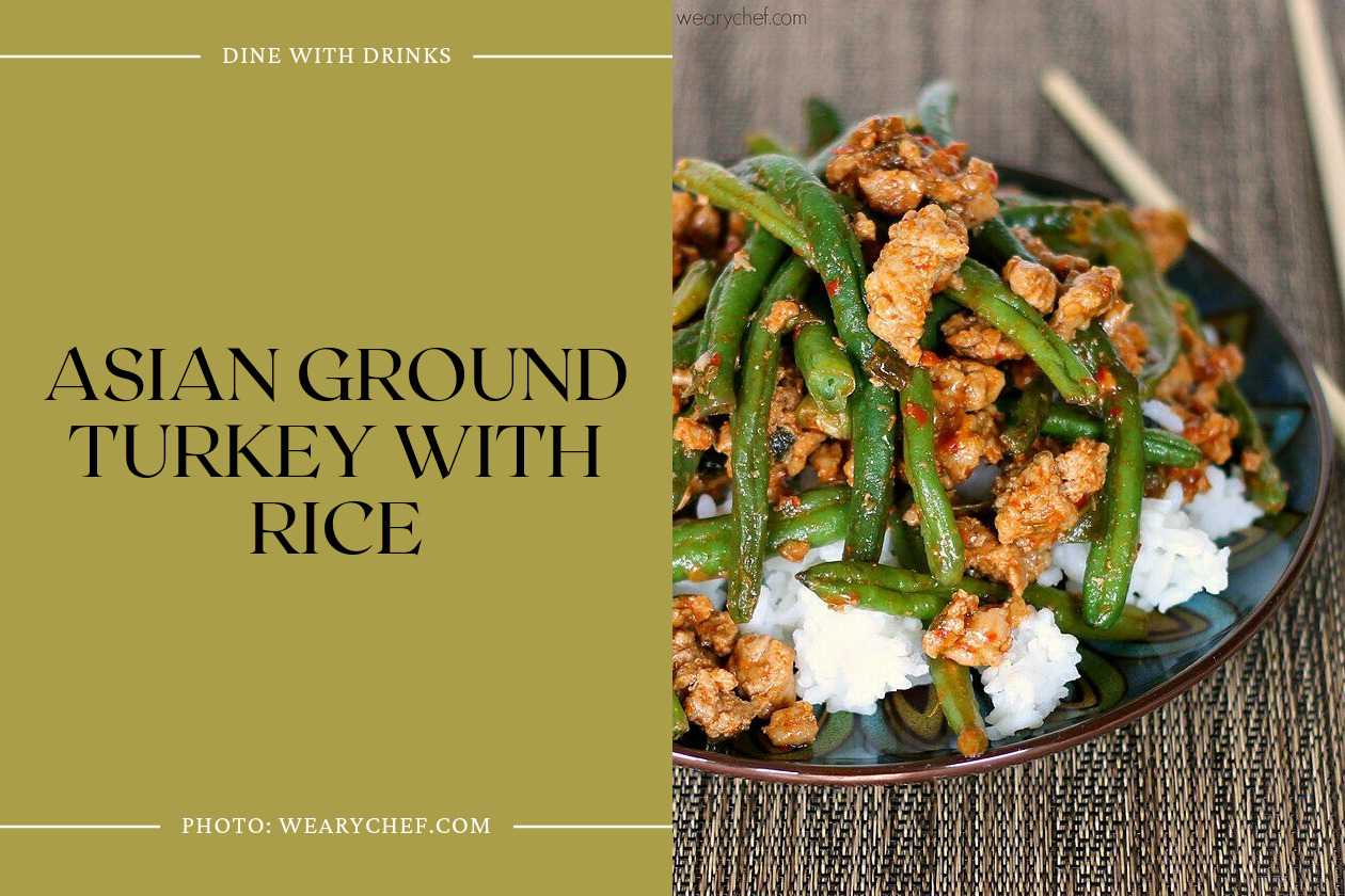 Asian Ground Turkey With Rice