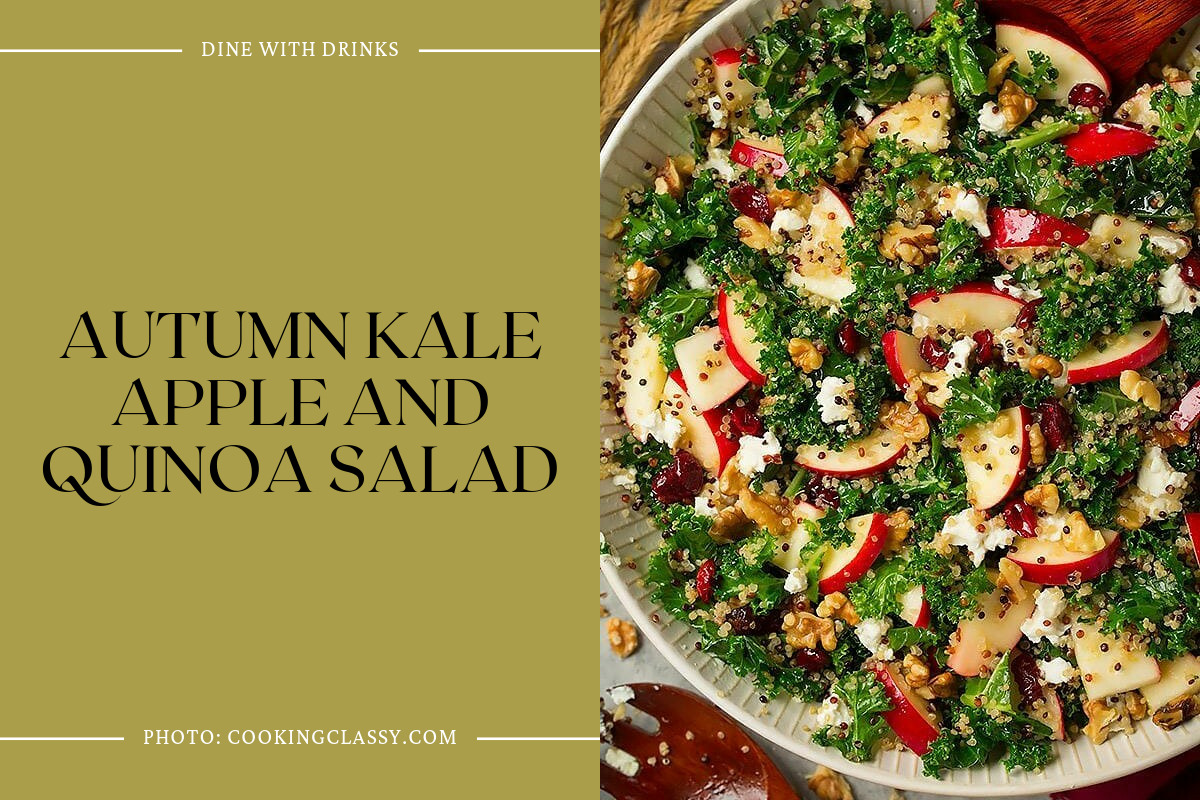 Autumn Kale Apple And Quinoa Salad
