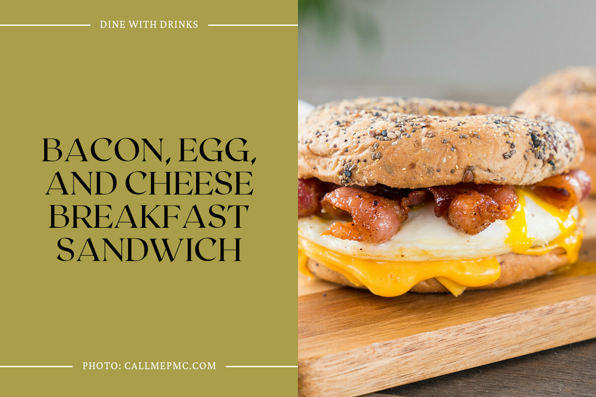 Bacon, Egg, And Cheese Breakfast Sandwich