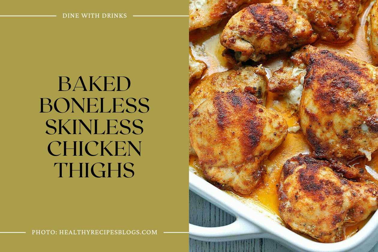 Baked Boneless Skinless Chicken Thighs
