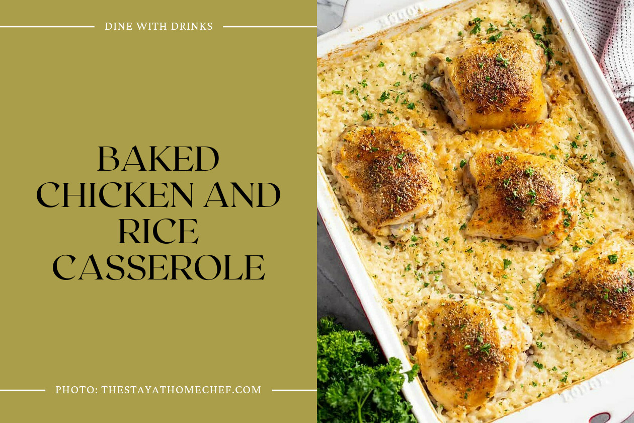 Baked Chicken And Rice Casserole