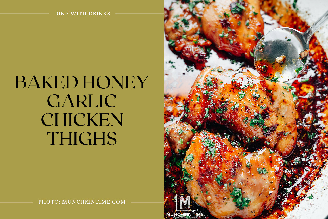 Baked Honey Garlic Chicken Thighs