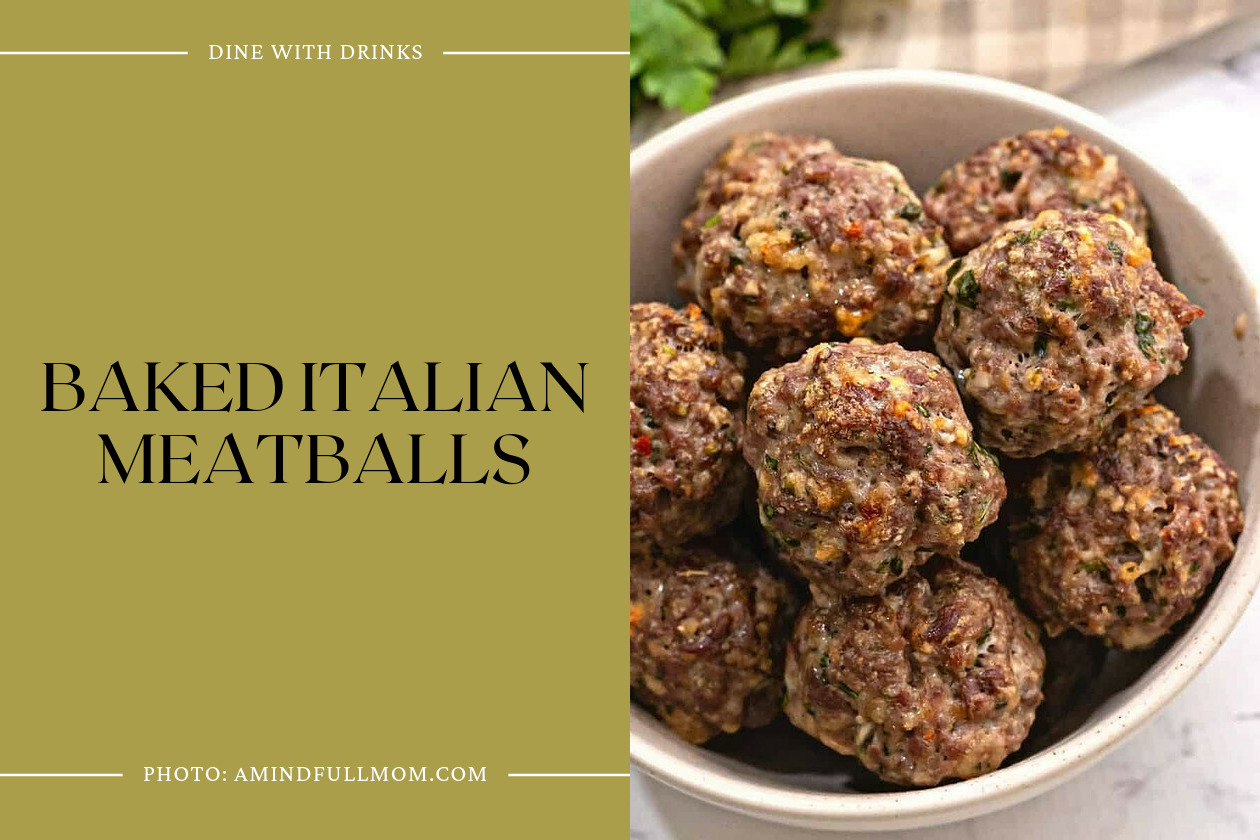 Baked Italian Meatballs