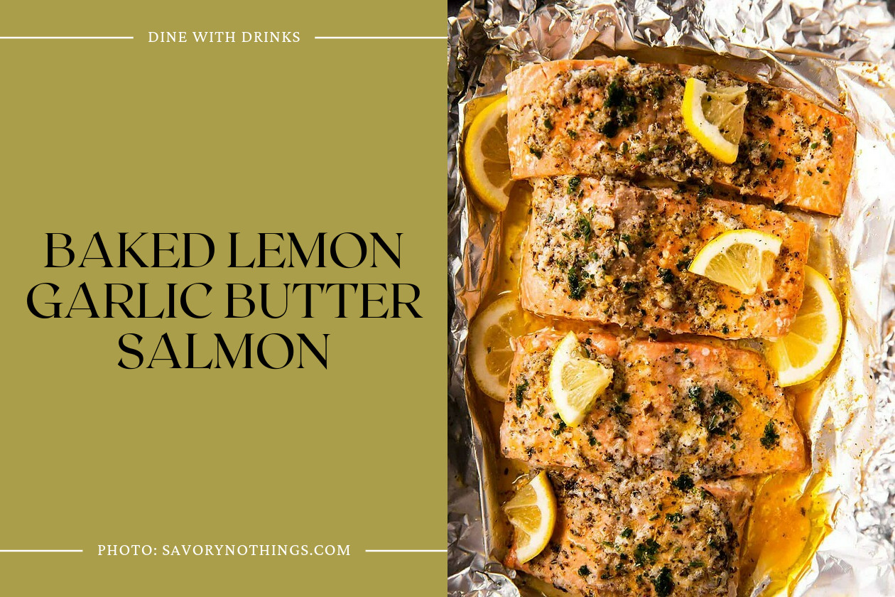 Baked Lemon Garlic Butter Salmon