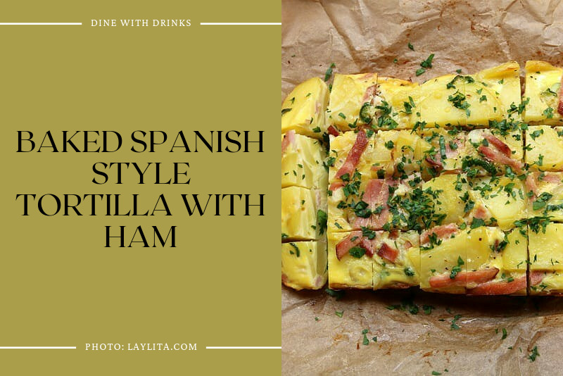 Baked Spanish Style Tortilla With Ham