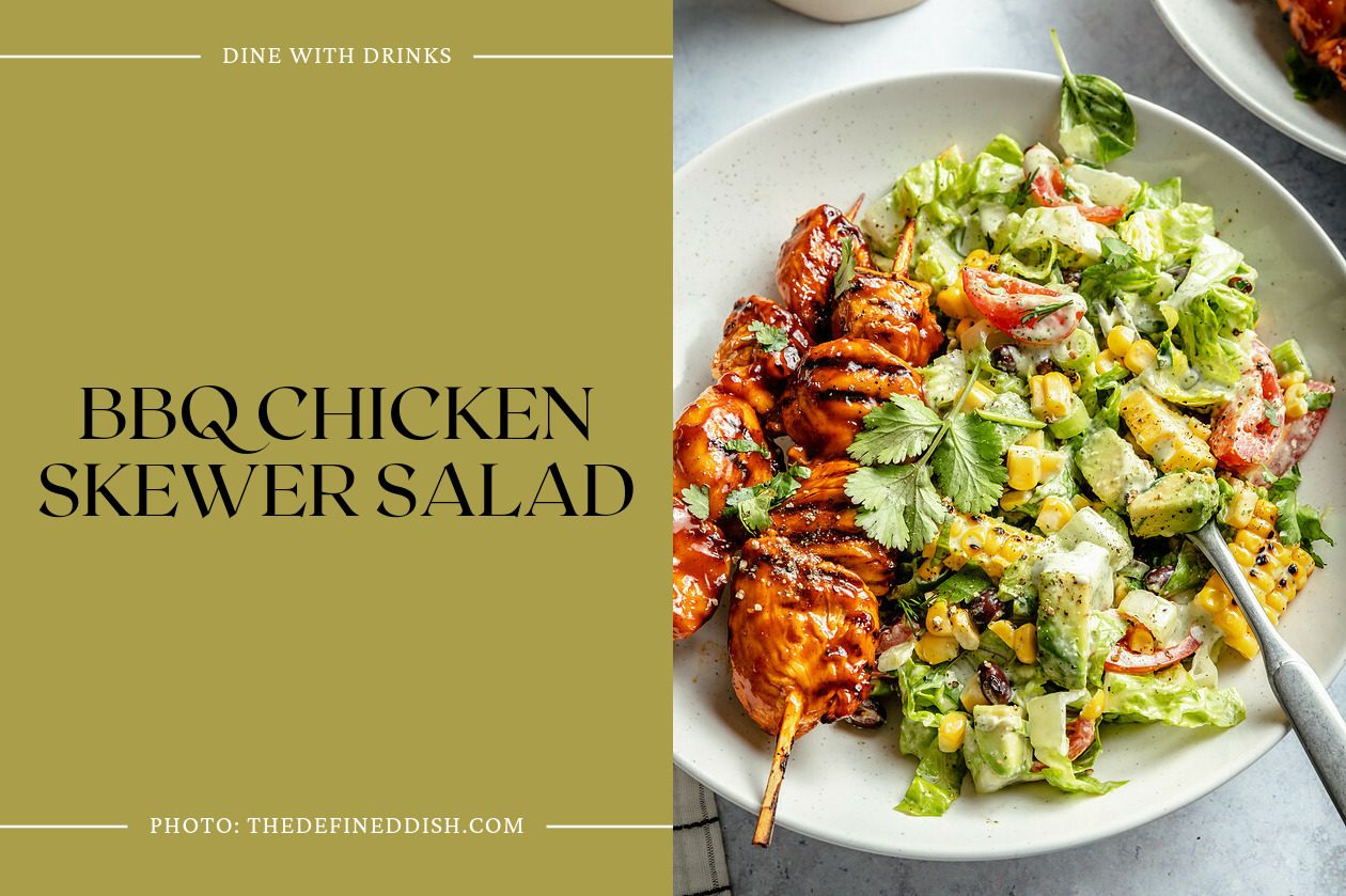 Bbq Chicken Skewer Salad