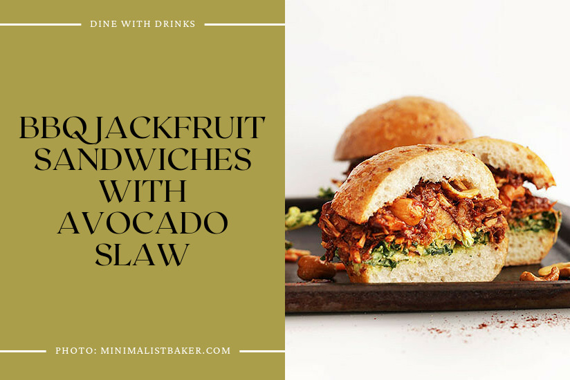 Bbq Jackfruit Sandwiches With Avocado Slaw