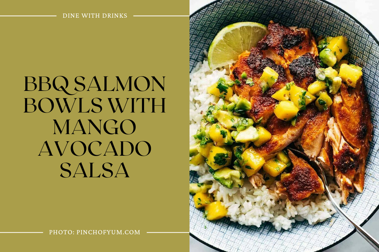 Bbq Salmon Bowls With Mango Avocado Salsa