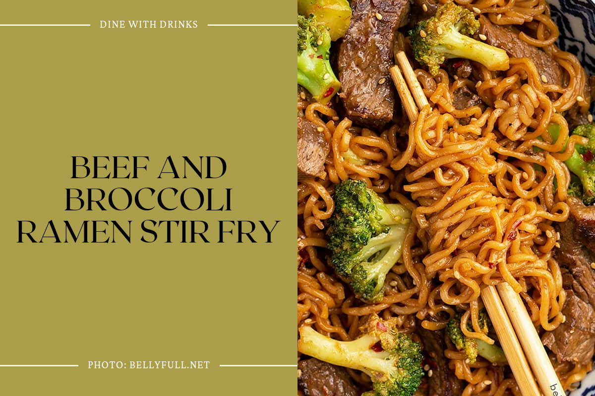 Beef And Broccoli Ramen Stir Fry