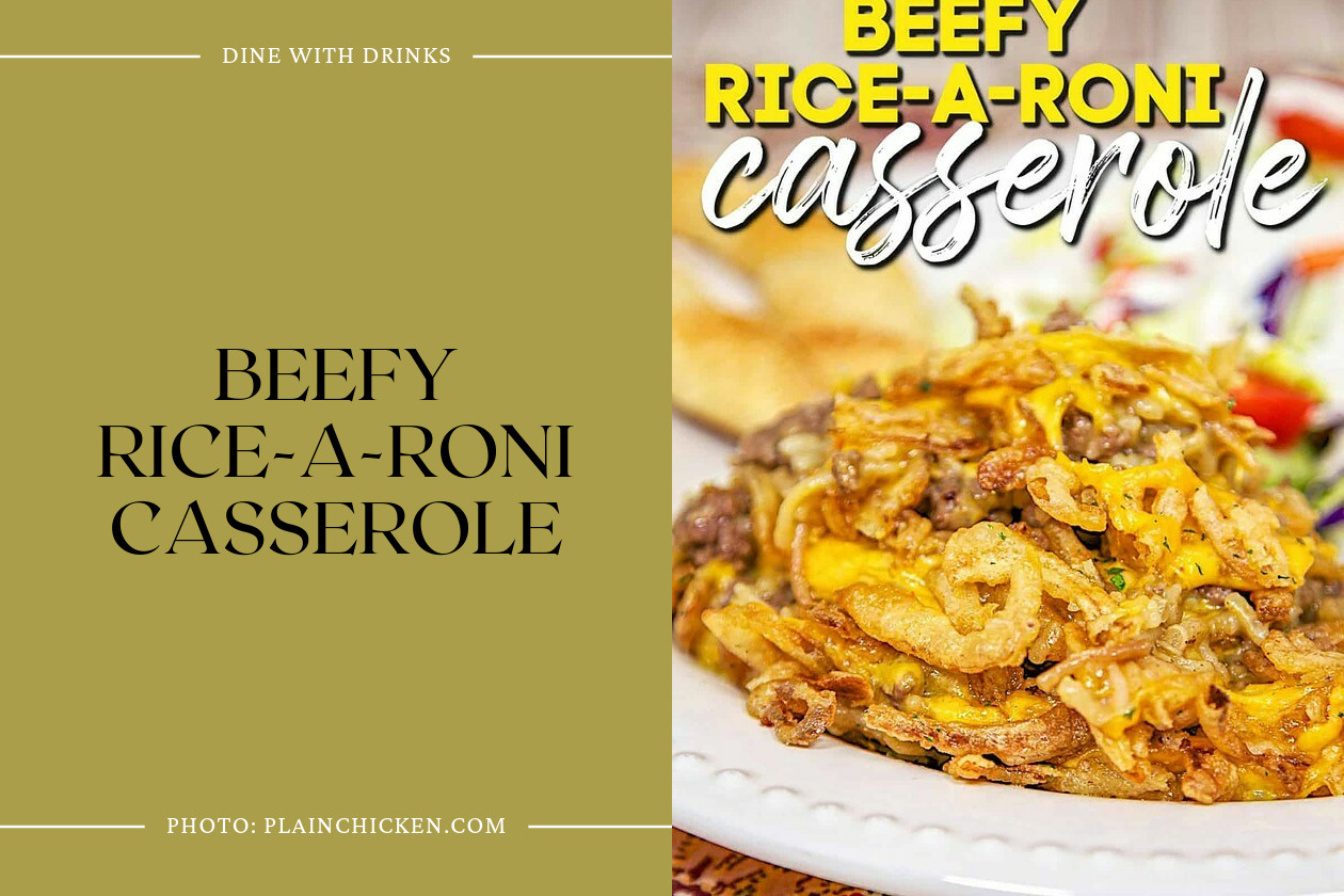 Beefy Rice-A-Roni Casserole