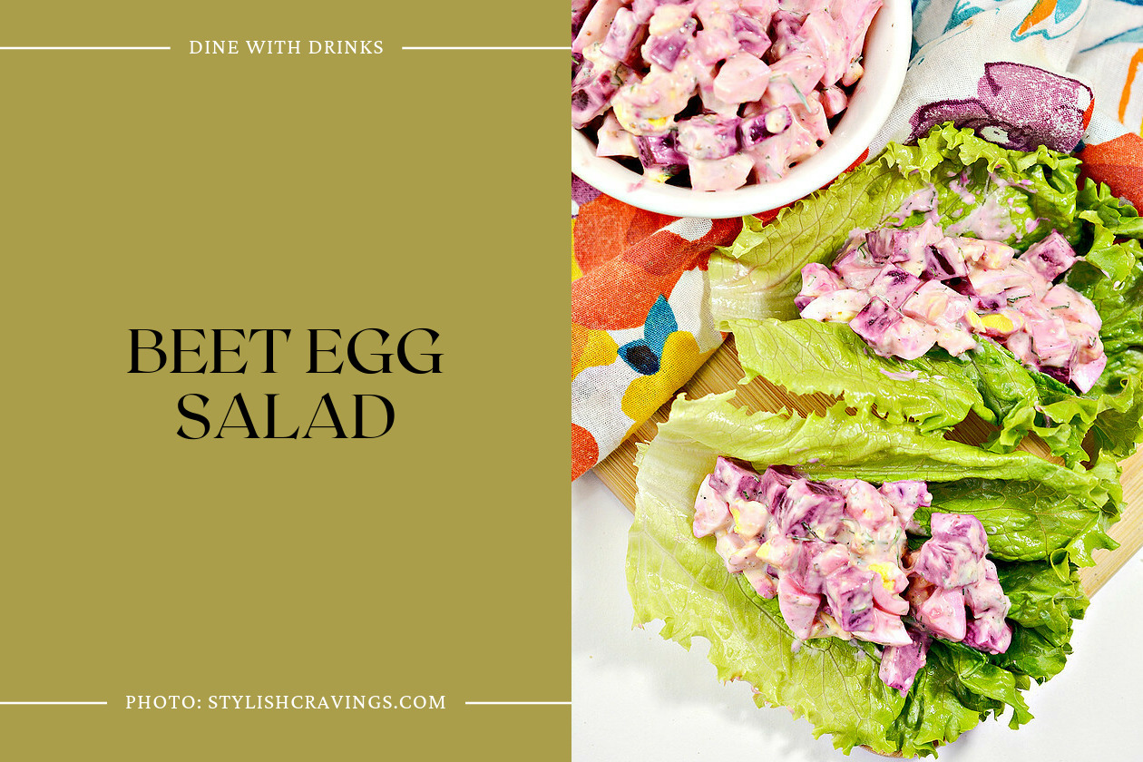 Beet Egg Salad