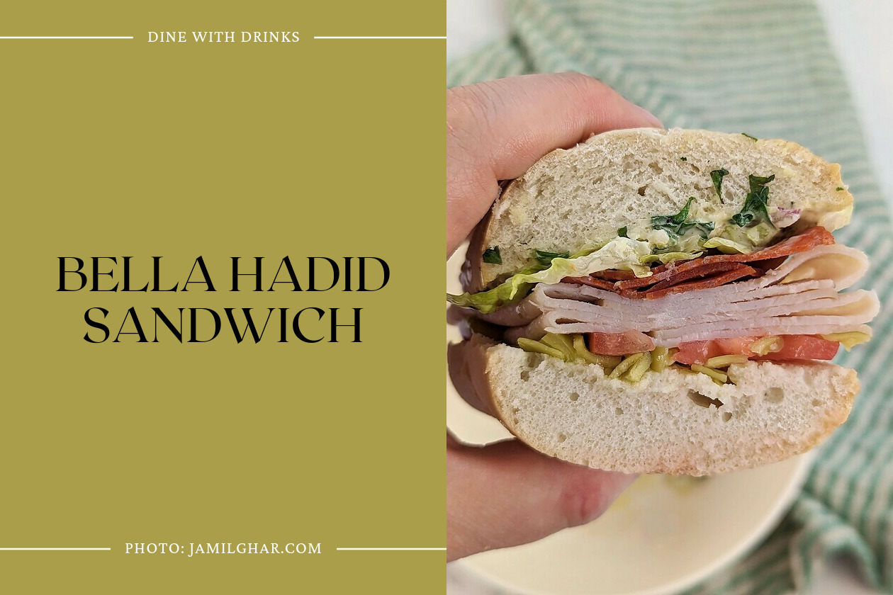 Bella Hadid Sandwich