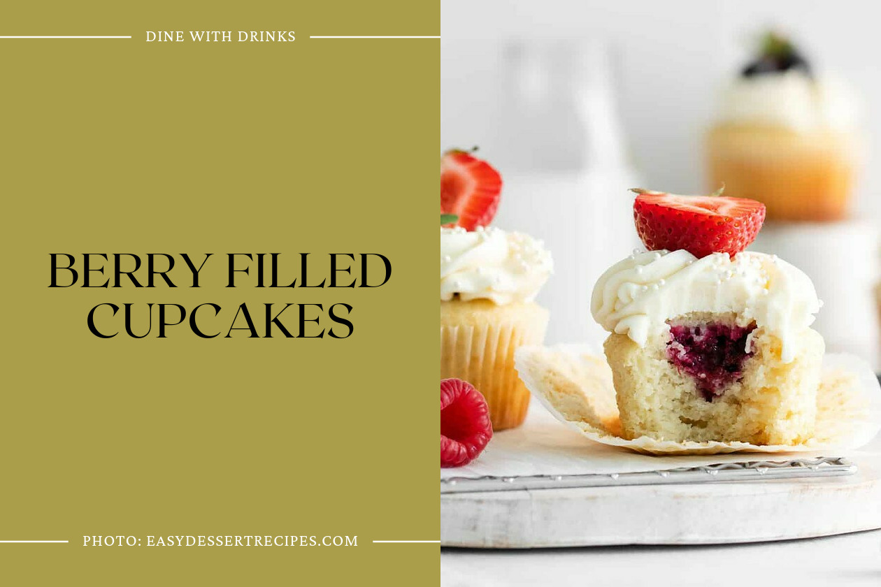 Berry Filled Cupcakes