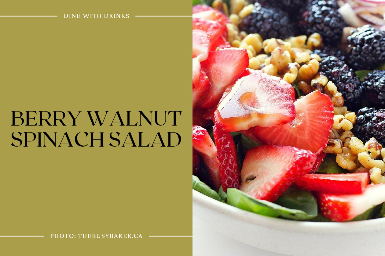Berry Walnut Spinach Salad