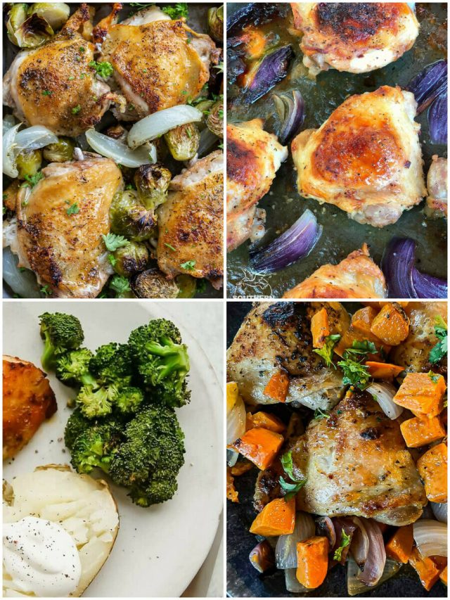 24 Chicken Thigh Sheet Pan Recipes To Simplify Your Cooking!