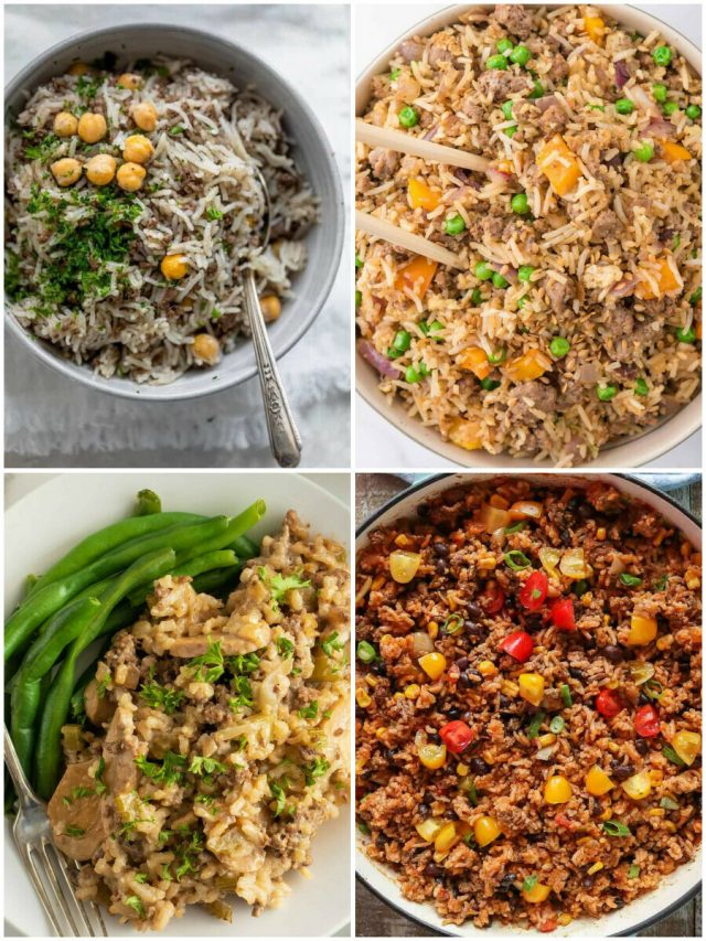 23 Ground Beef And Rice Recipes To Nourish Your Taste Buds!