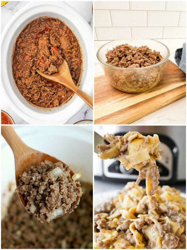 23 Ground Beef Crock Pot Recipes That'Ll Bowl You Over!