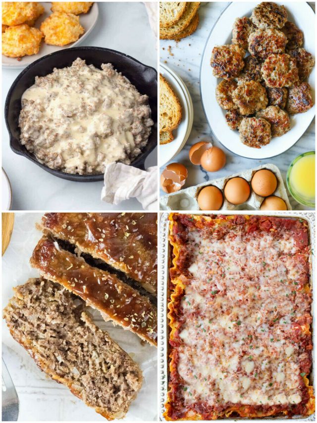 21 Ground Sausage Recipes To Sizzle Up Your Taste Buds