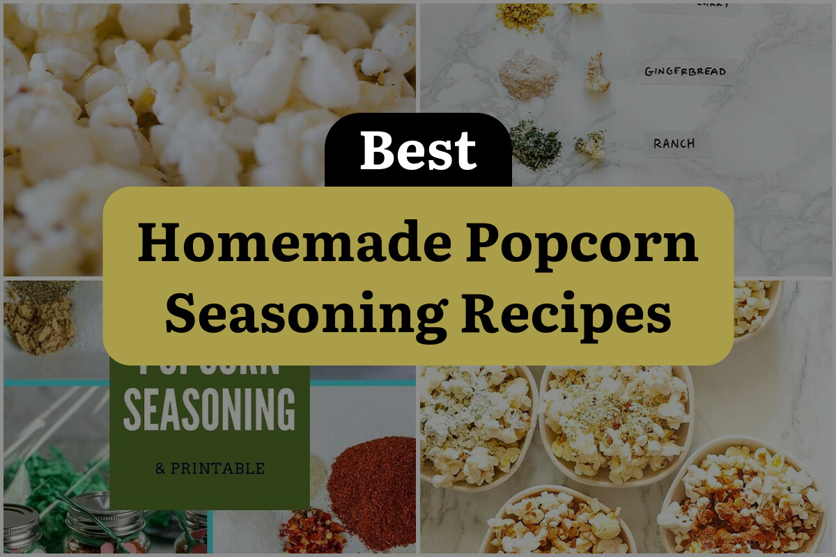 12 Best Homemade Popcorn Seasoning Recipes
