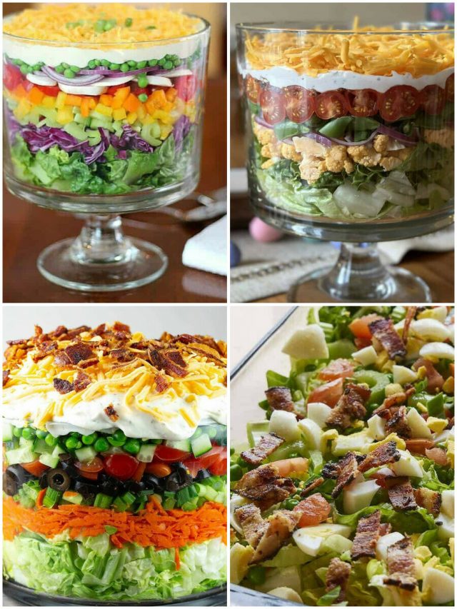 21 Layered Salad Recipes That Stack Up The Flavor!