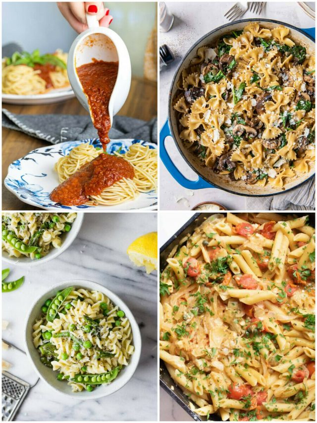 26 Meatless Pasta Recipes: Pasta Gold For Veggie Lovers!