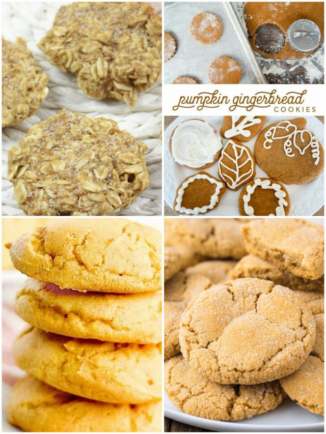 22 Pumpkin Cookies Recipes To Satisfy Your Sweet Tooth!