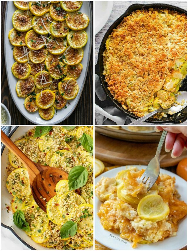 26 Yellow Squash Recipes To Squash Your Culinary Boredom!