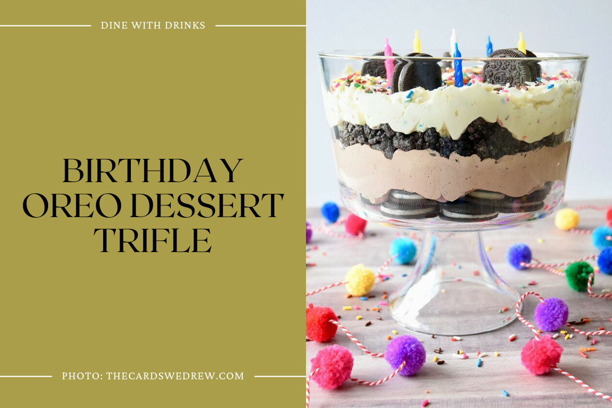 Birthday Oreo Dessert Trifle