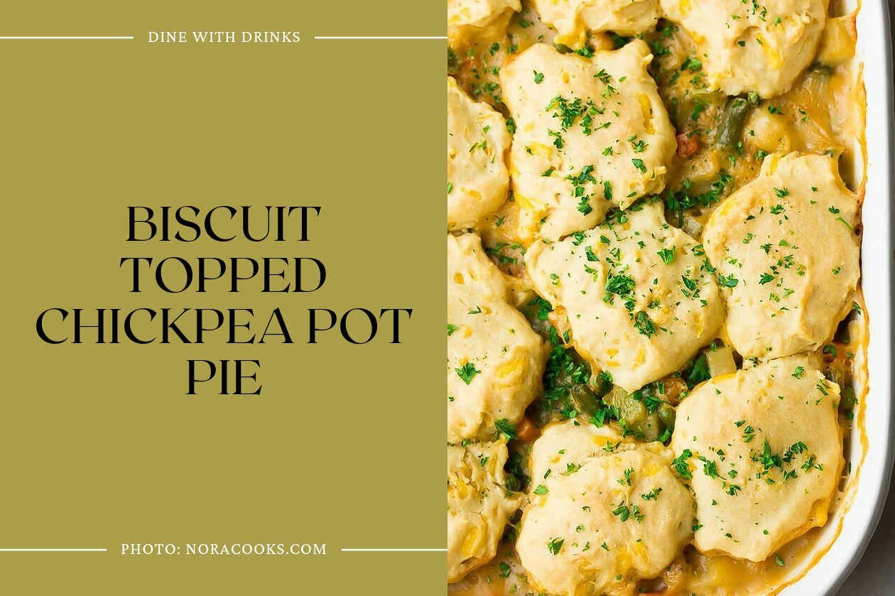 Biscuit Topped Chickpea Pot Pie